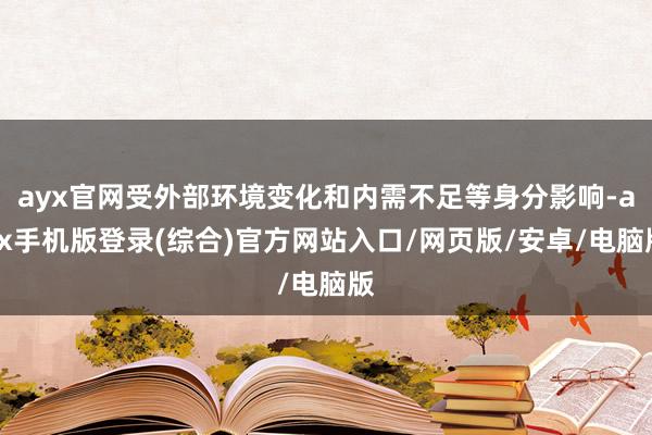 ayx官网受外部环境变化和内需不足等身分影响-ayx手机版登录(综合)官方网站入口/网页版/安卓/电脑版