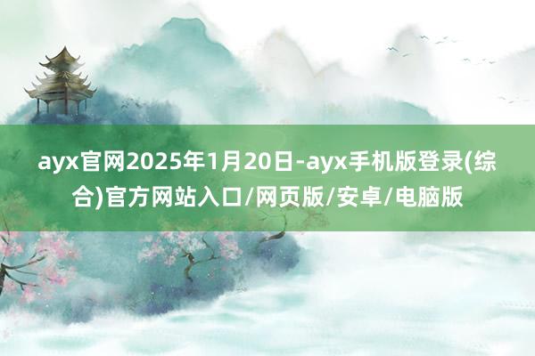 ayx官网2025年1月20日-ayx手机版登录(综合)官方网站入口/网页版/安卓/电脑版