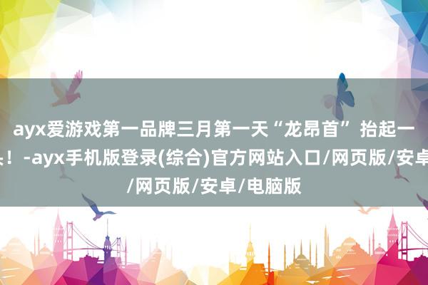 ayx爱游戏第一品牌三月第一天“龙昂首” 抬起一年好兆头！-ayx手机版登录(综合)官方网站入口/网页版/安卓/电脑版