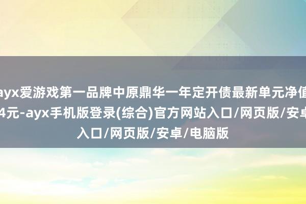 ayx爱游戏第一品牌中原鼎华一年定开债最新单元净值为1.0924元-ayx手机版登录(综合)官方网站入口/网页版/安卓/电脑版