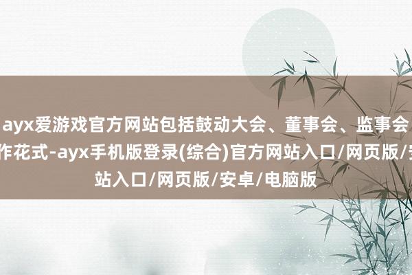 ayx爱游戏官方网站包括鼓动大会、董事会、监事会的责任和运作花式-ayx手机版登录(综合)官方网站入口/网页版/安卓/电脑版