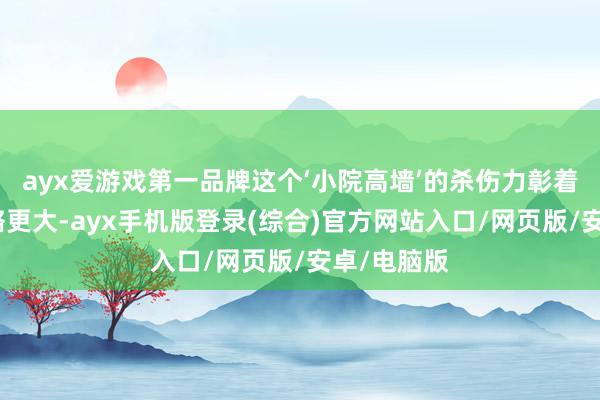 ayx爱游戏第一品牌这个‘小院高墙’的杀伤力彰着比关税策略更大-ayx手机版登录(综合)官方网站入口/网页版/安卓/电脑版