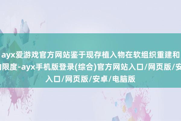 ayx爱游戏官方网站鉴于现存植入物在软组织重建和固定方面的限度-ayx手机版登录(综合)官方网站入口/网页版/安卓/电脑版